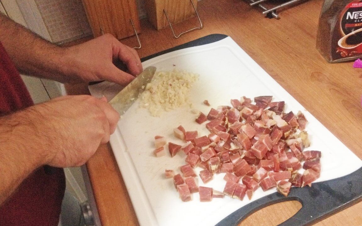 Cooking together as a team