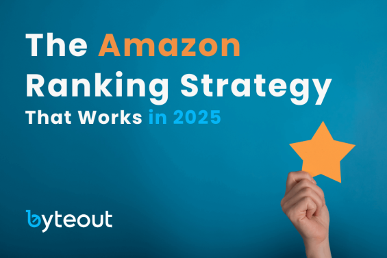 The Amazon Ranking strategy that works in 2025. A hand holding a star.